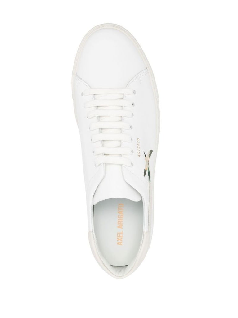 White Clean 90 Triple Embroidered Sneakers