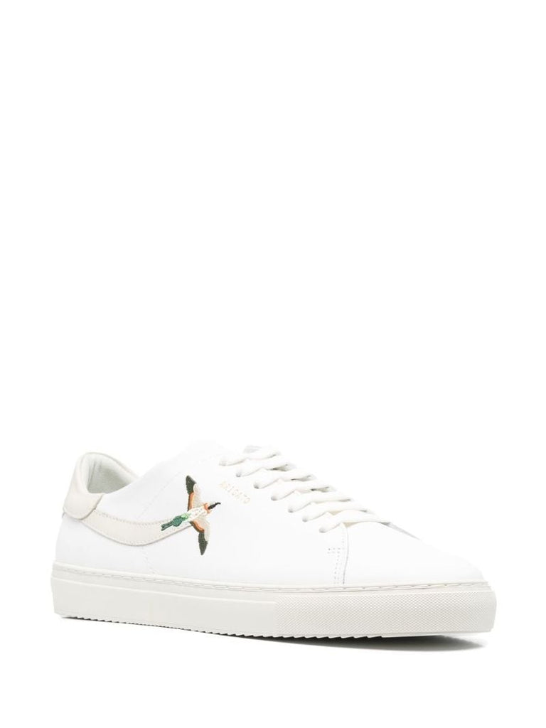 White Clean 90 Triple Embroidered Sneakers