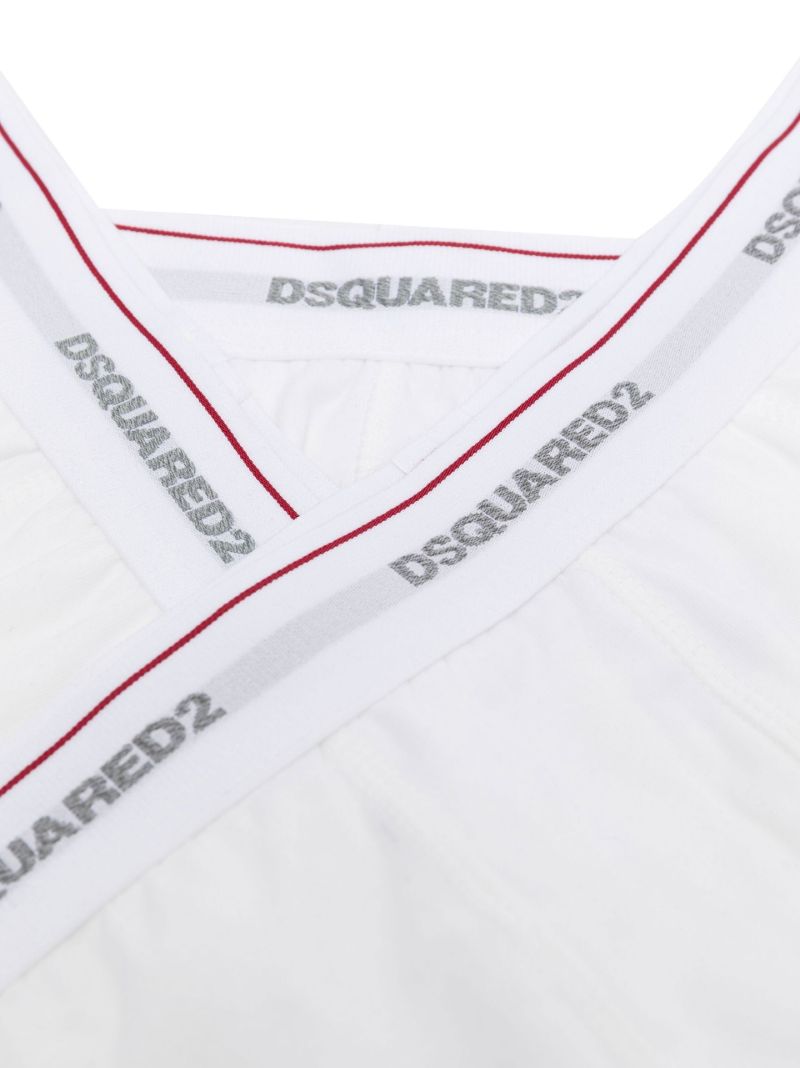 White Logo Tape Boxers Set