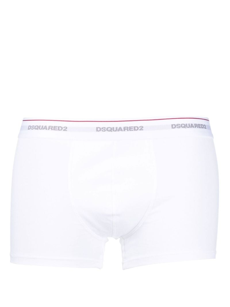 White Logo Tape Boxers Set