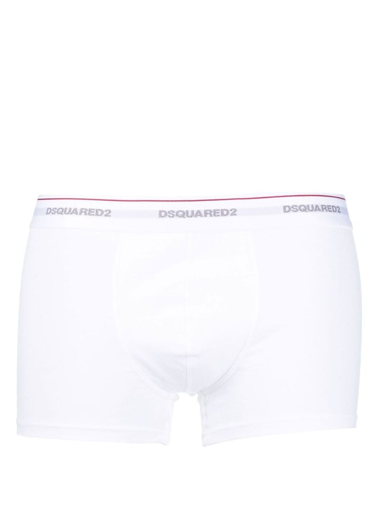 White Logo Tape Boxers Set