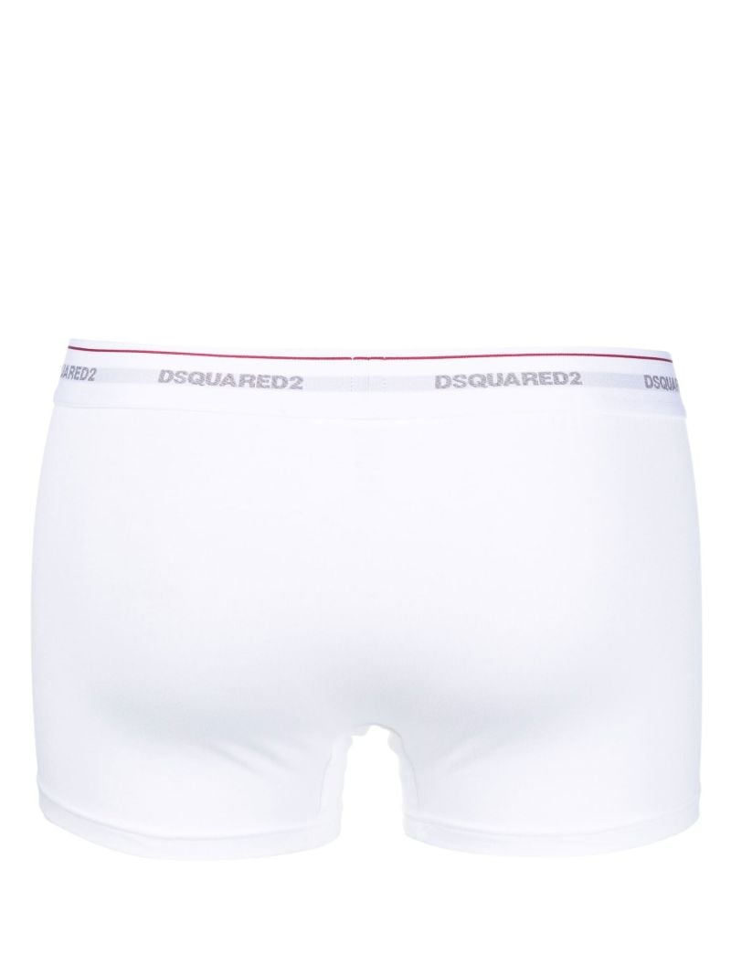 White Logo Tape Boxers Set