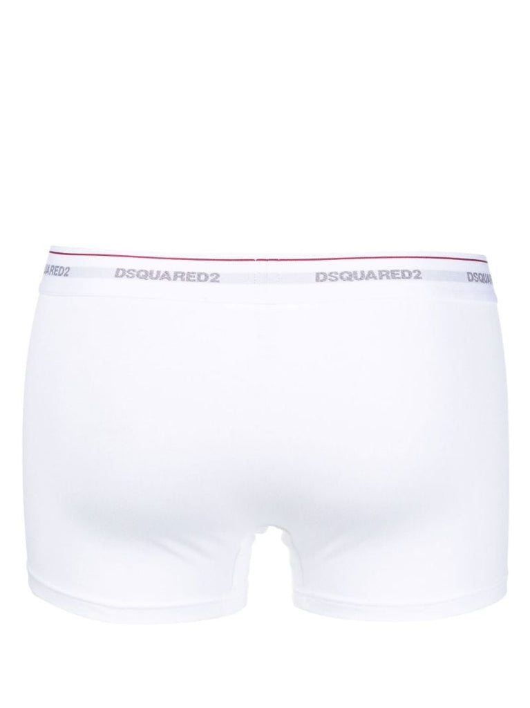 White Logo Tape Boxers Set