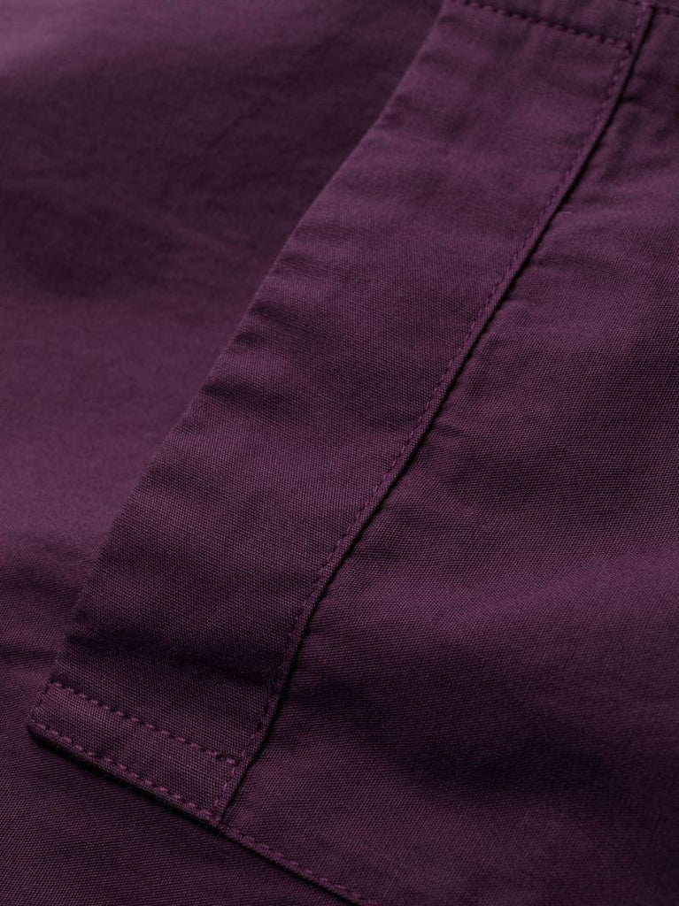 Purple Organic Cotton Pyjama Shirt