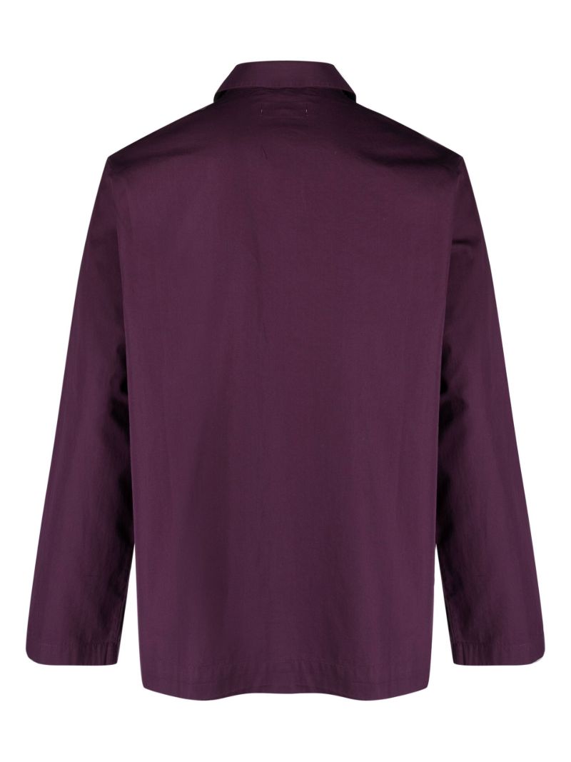Purple Organic Cotton Pyjama Shirt