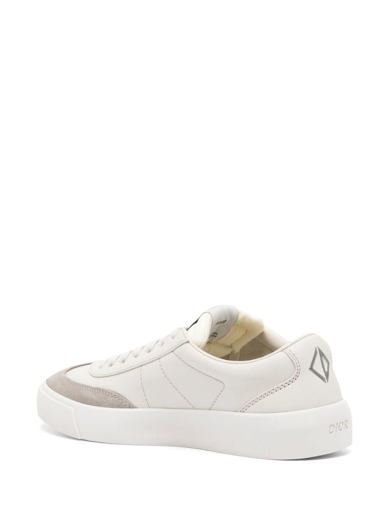 White B22 Lace-up Leather Sneakers