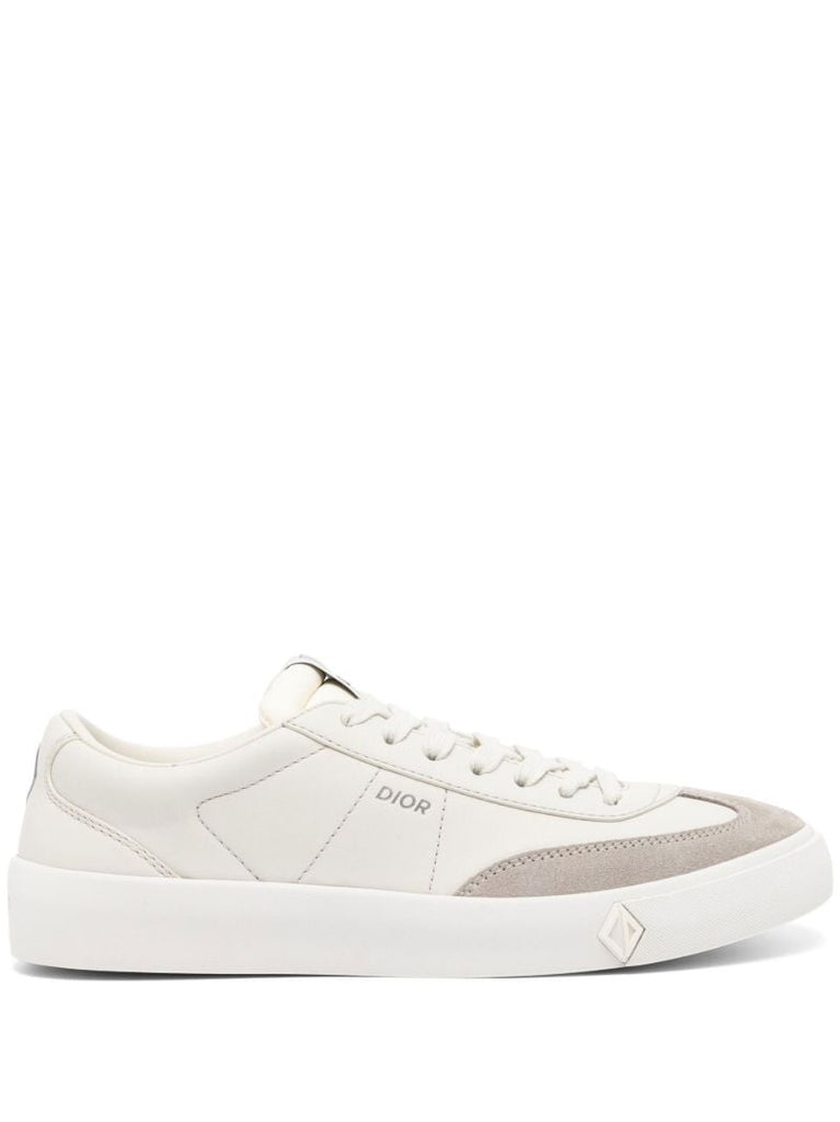 White B22 Lace-up Leather Sneakers