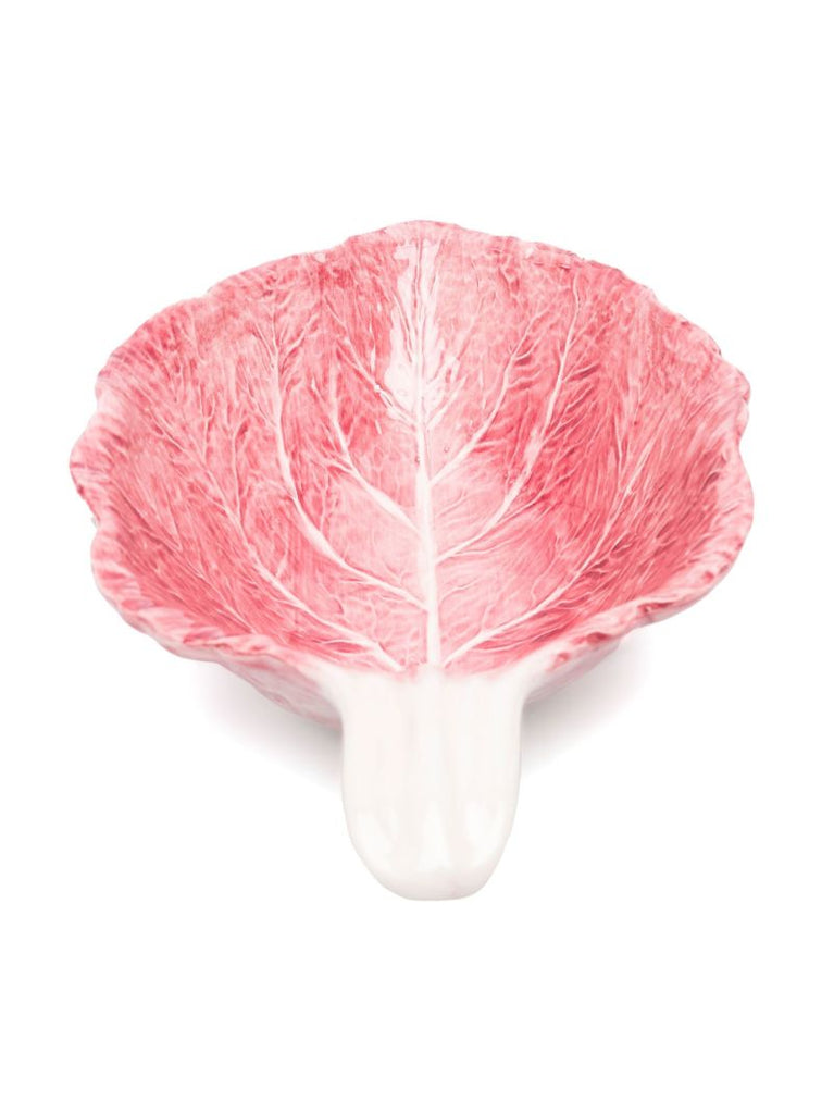 Pink Radicchio Ceramic Salad Bowl