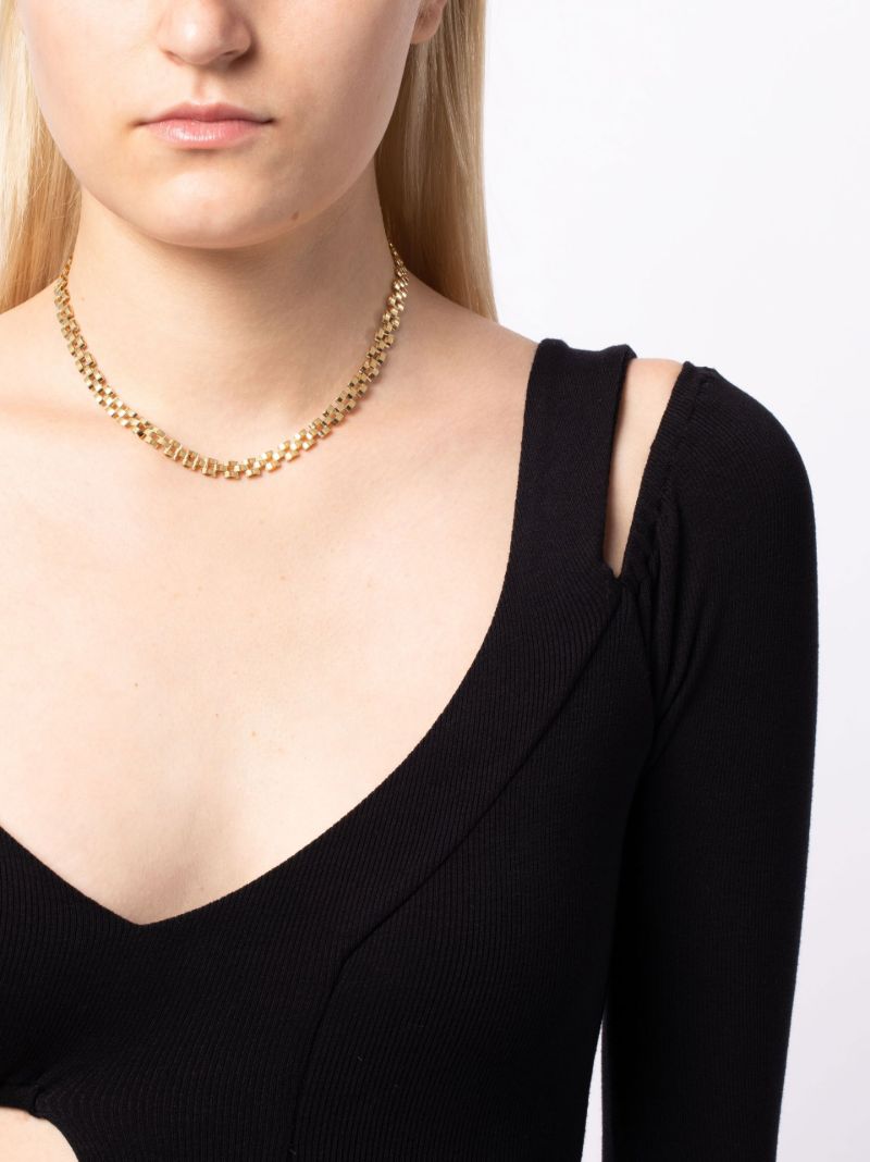Gold Vermeil Blitz Collar Necklace