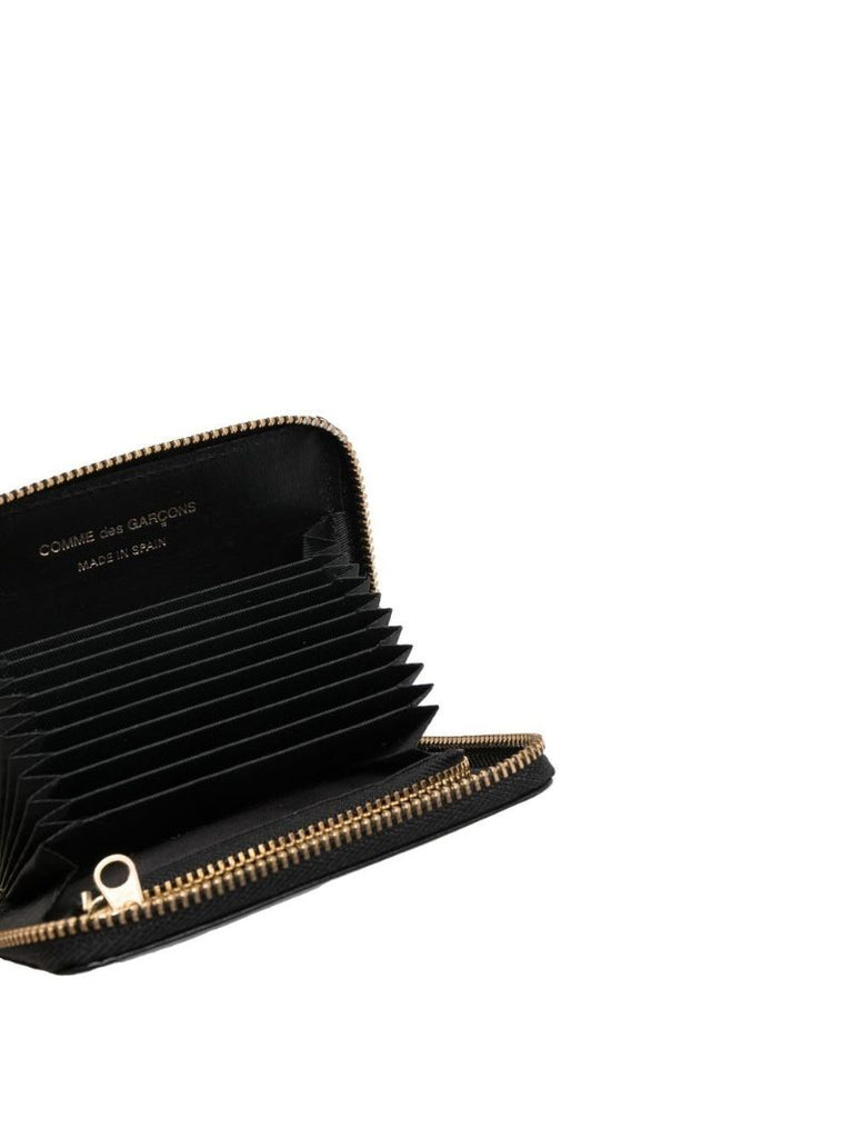 Black Zip-up Leather Wallet
