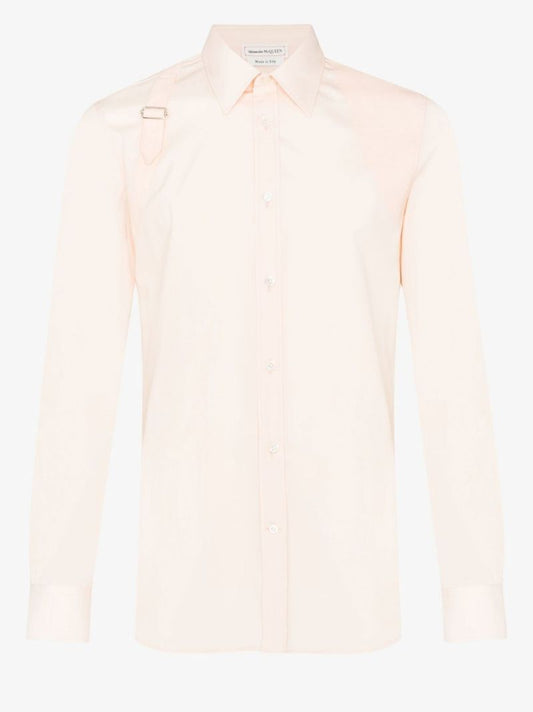 Orange Harness Cotton Shirt