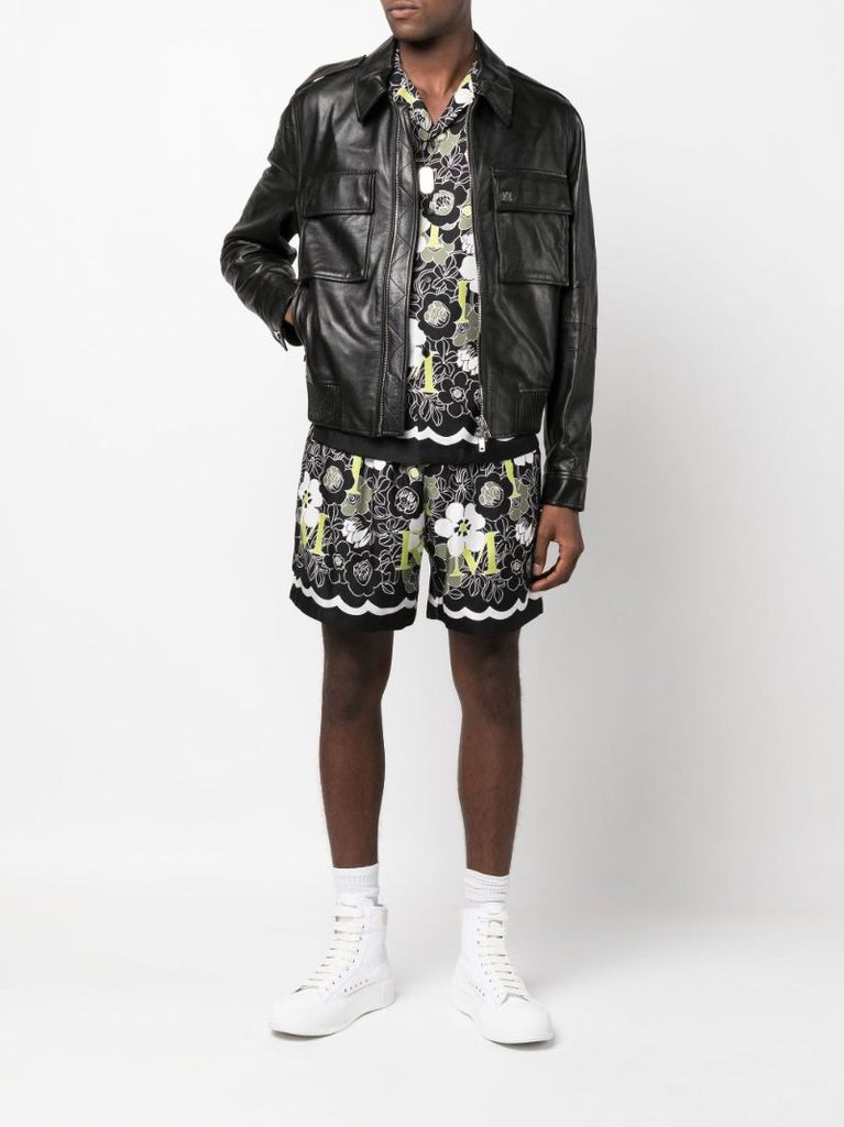 Classic Collar Leather Jacket