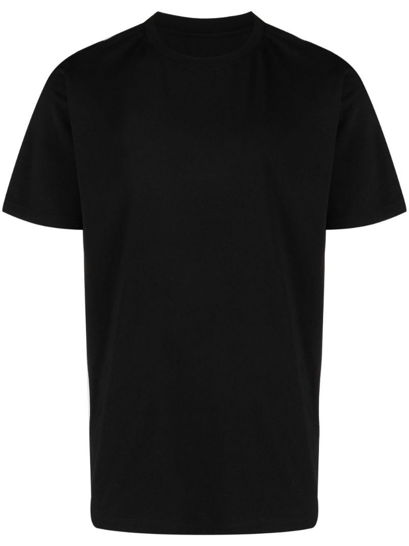 Black Logo Print Cotton T-shirt