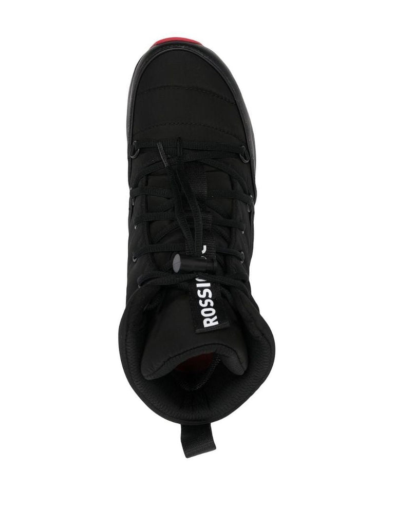 Black Podium Lace-up Boots