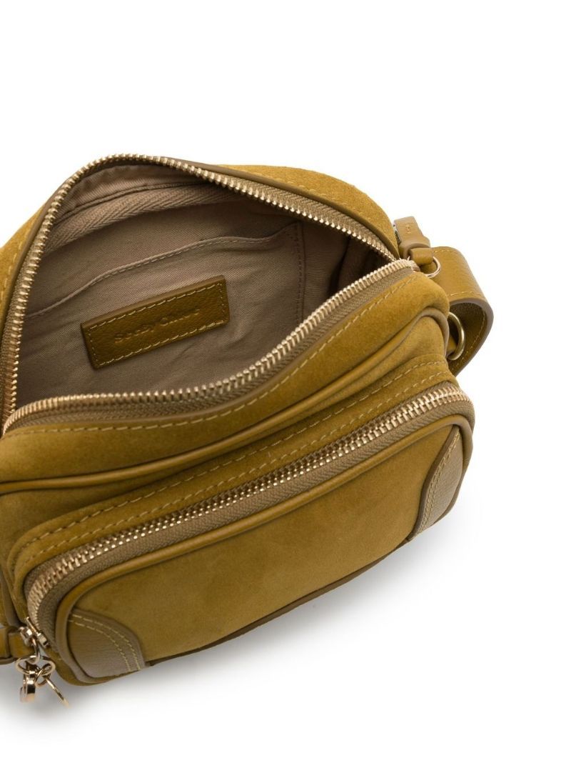 Green Hana Suede Camera Bag