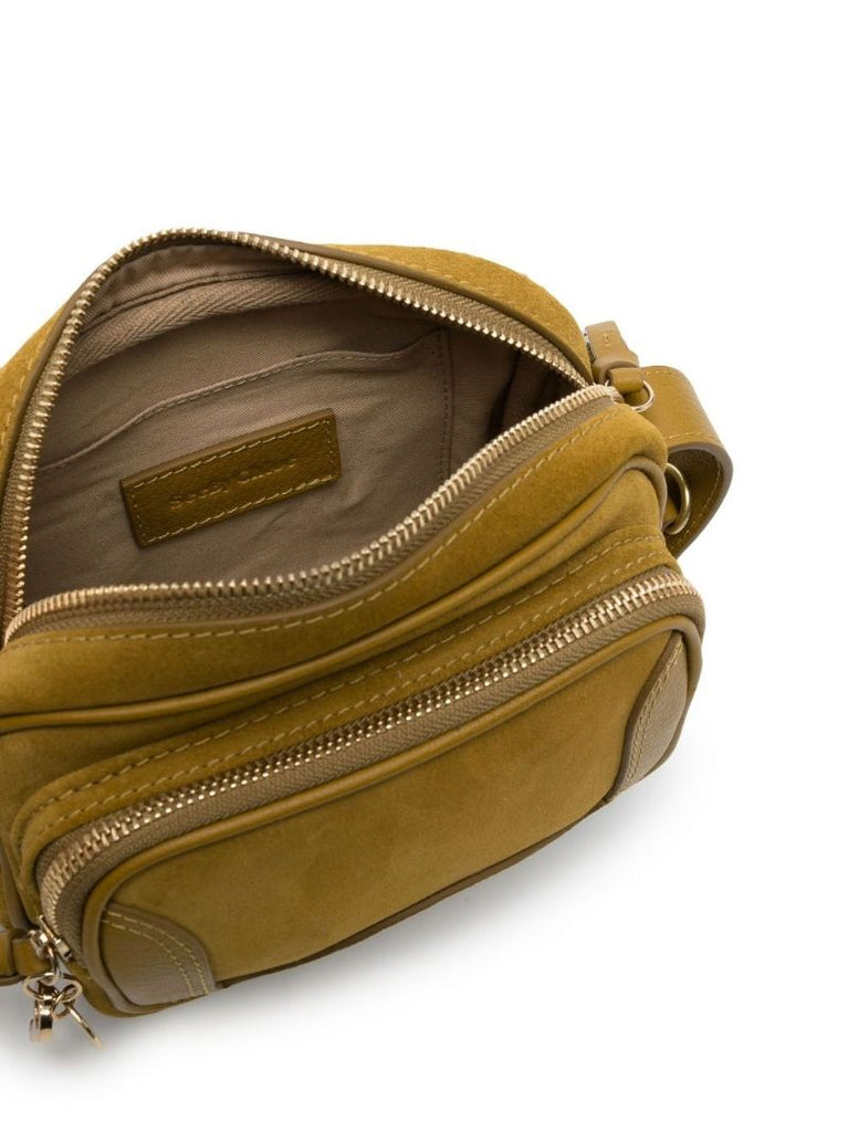 Green Hana Suede Camera Bag