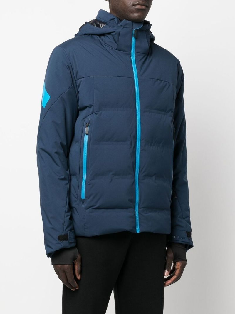 Blue Depart Hooded Ski Jacket