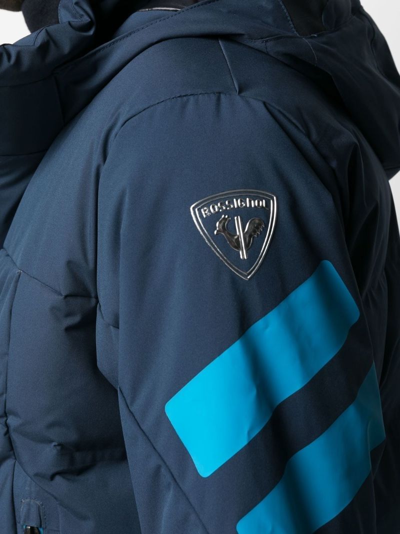 Blue Depart Hooded Ski Jacket