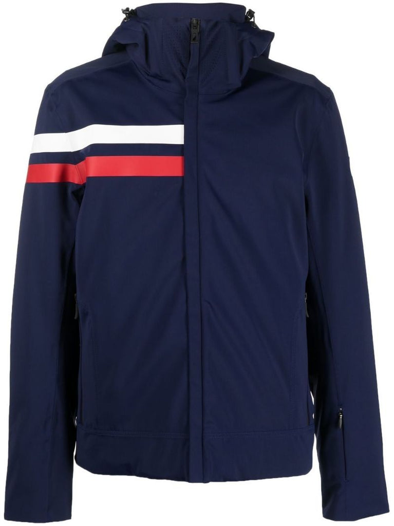 Blue Resort Hooded Ski Jacket