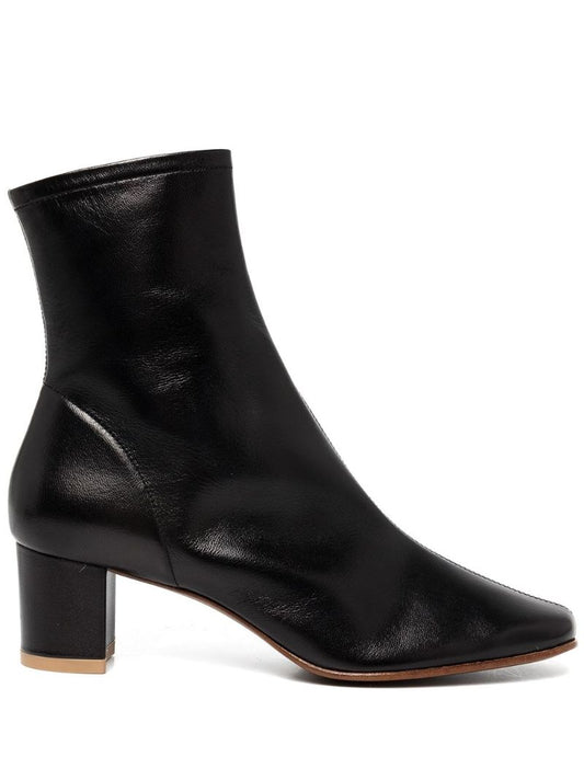 Black Sofia 65 Leather Ankle Boots