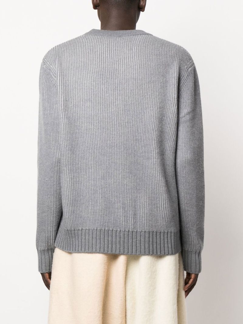 Grey 2-in-1 Wool Sweater