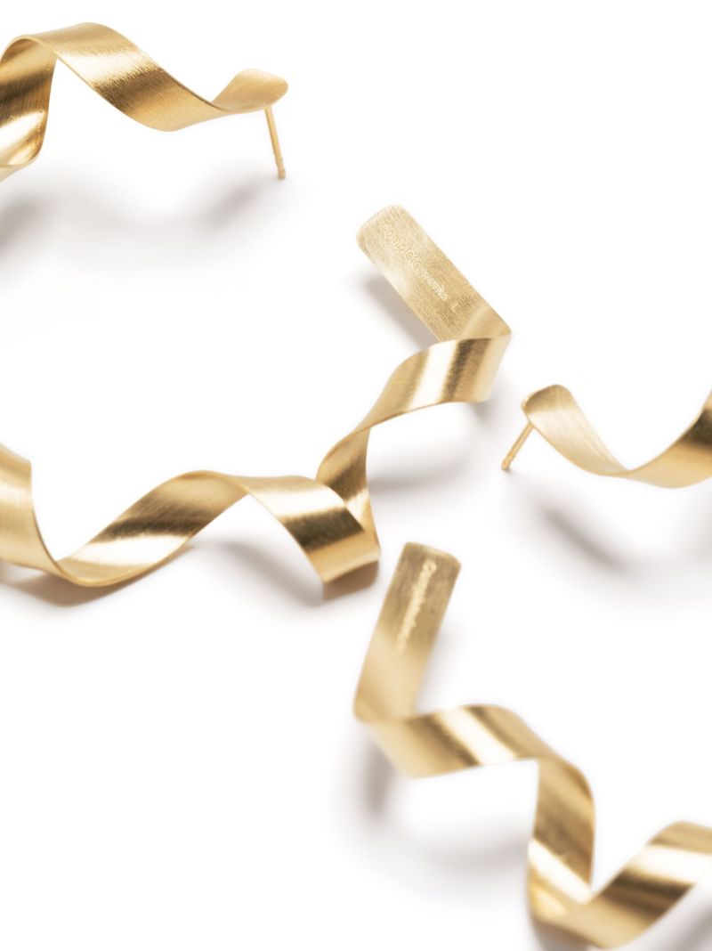 Gold Vermeil This Is What Happens When the Paper Shredder Malfunctions I Hoop Earrings