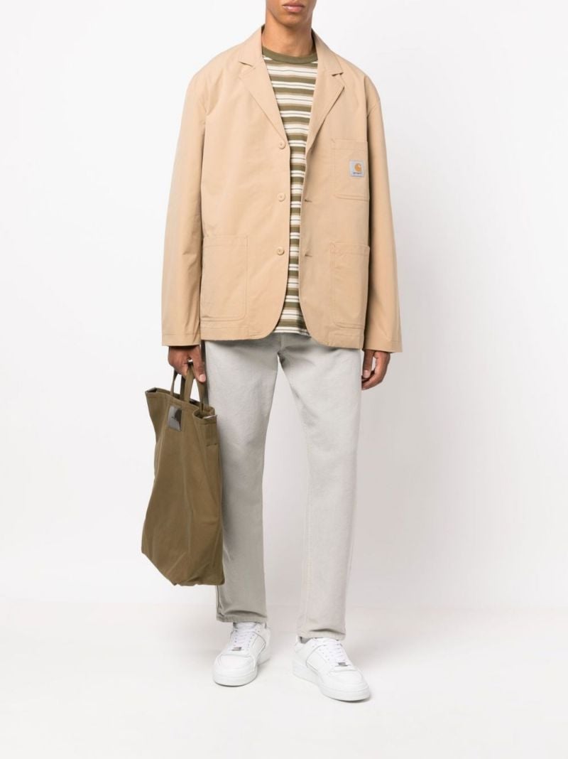 Neutral Logo Ripstop Blazer