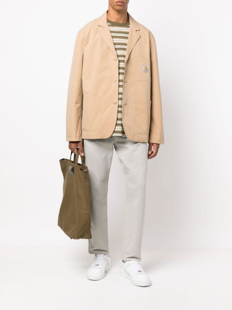 Neutral Logo Ripstop Blazer