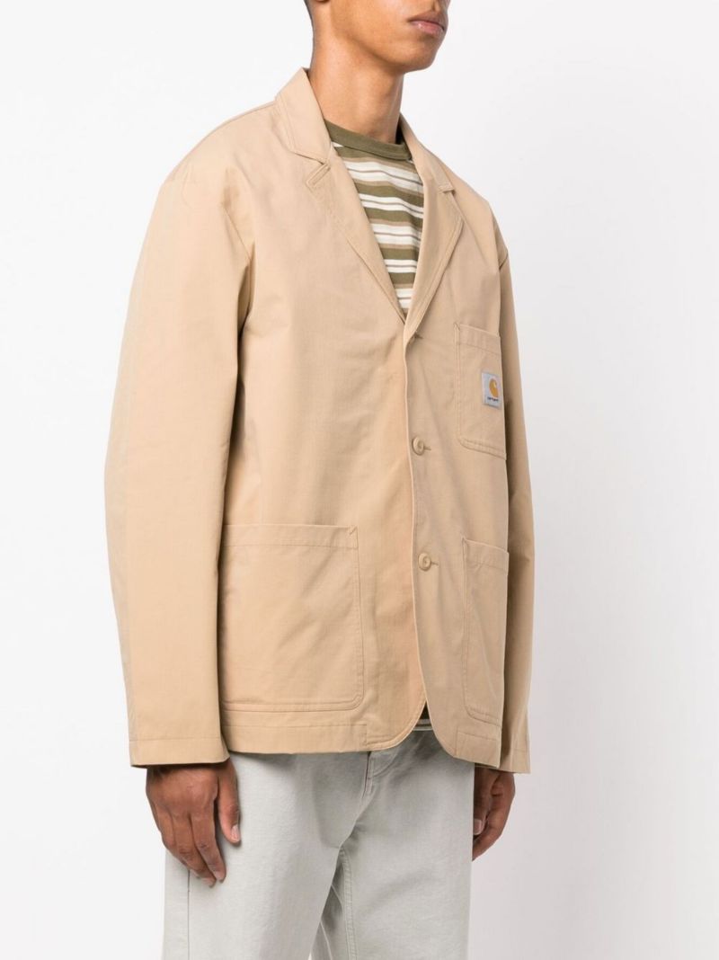 Neutral Logo Ripstop Blazer