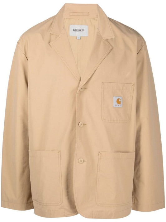 Neutral Logo Ripstop Blazer