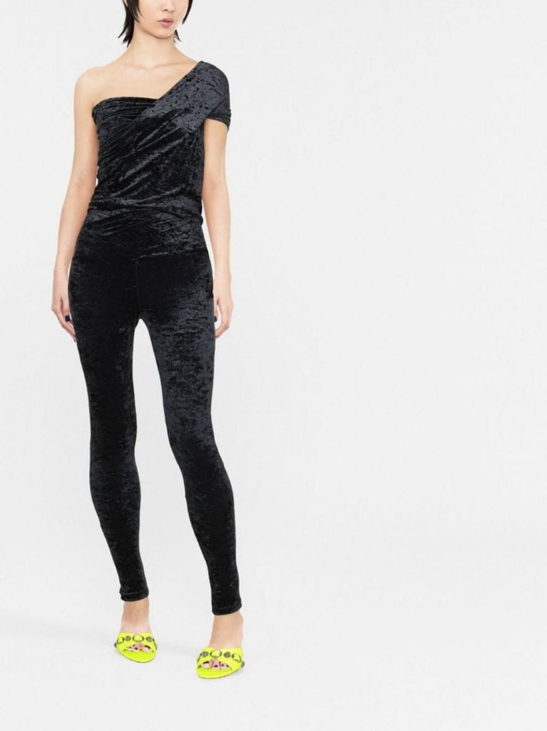 Black Keila Velvet Leggings