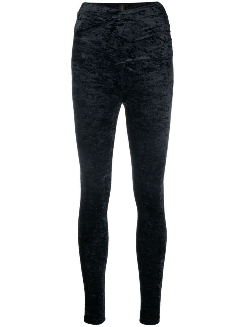 Black Keila Velvet Leggings