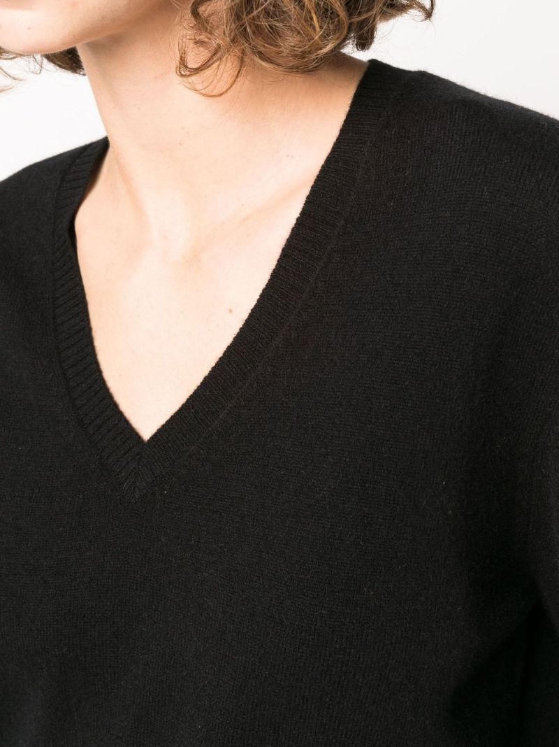 Black Serafini Cashmere Sweater