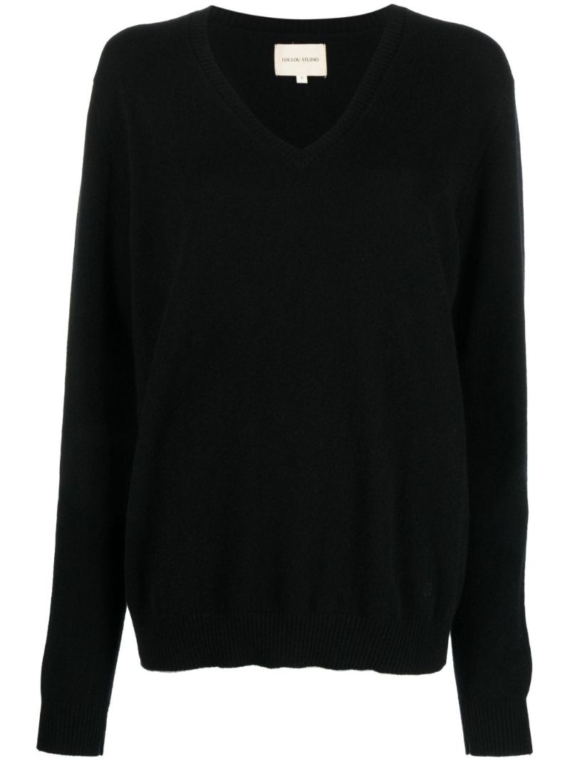 Black Serafini Cashmere Sweater