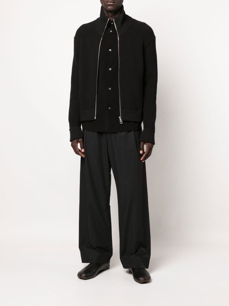 Black Full Zip Will-tech Sweater