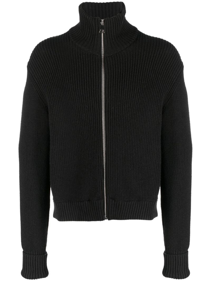 Black Full Zip Will-tech Sweater