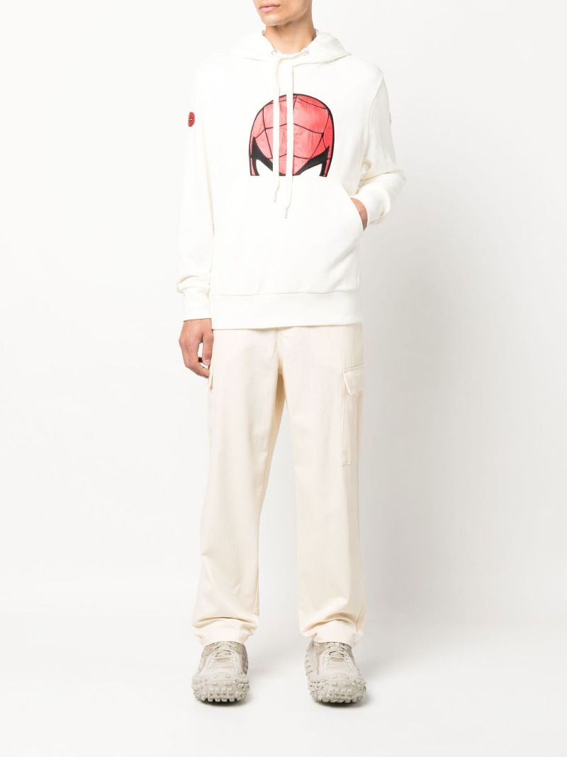 X Marvel White Spider-man Cotton Hoodie