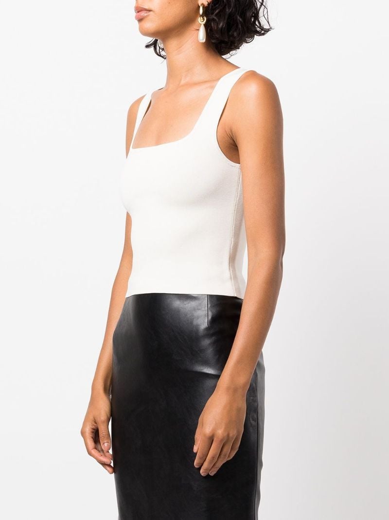 Neutral Square-neck Tank Top