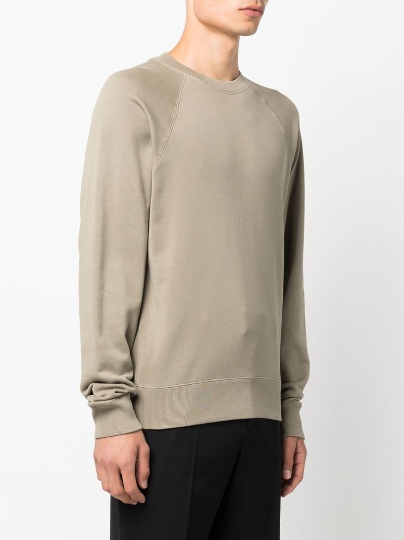 Green Vintage Dyed Cotton Sweatshirt