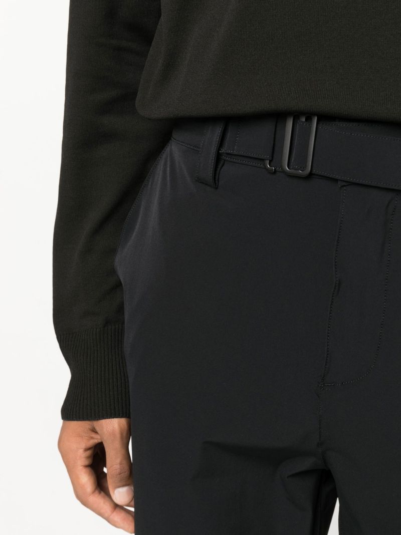 Black Belted Trousers