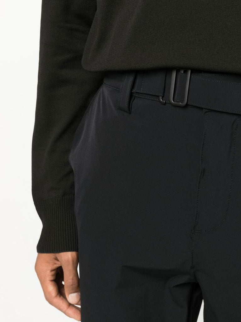 Black Belted Trousers