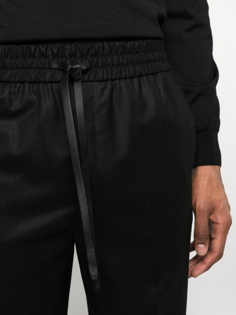 Black Asolo Cashmere Trousers