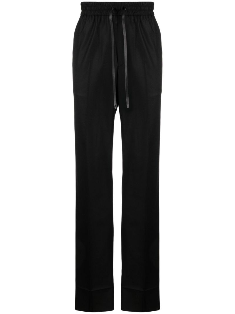 Black Asolo Cashmere Trousers