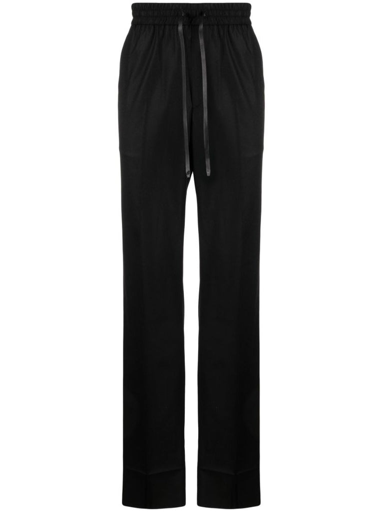 Black Asolo Cashmere Trousers