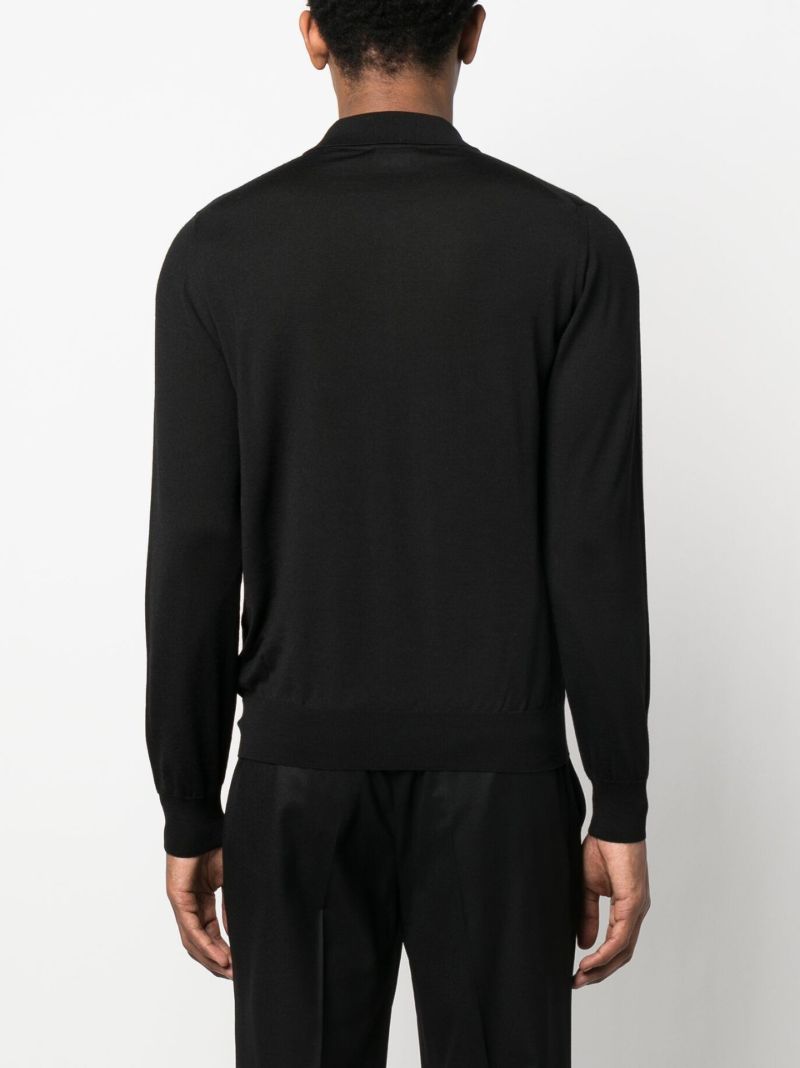Black Polo Sweater