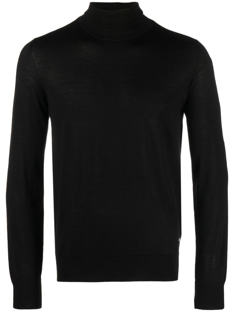 Black Dolcevita Roll Neck Jumper