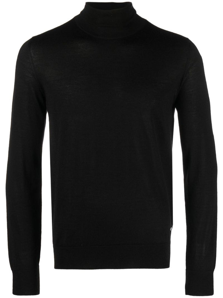 Black Dolcevita Roll Neck Jumper
