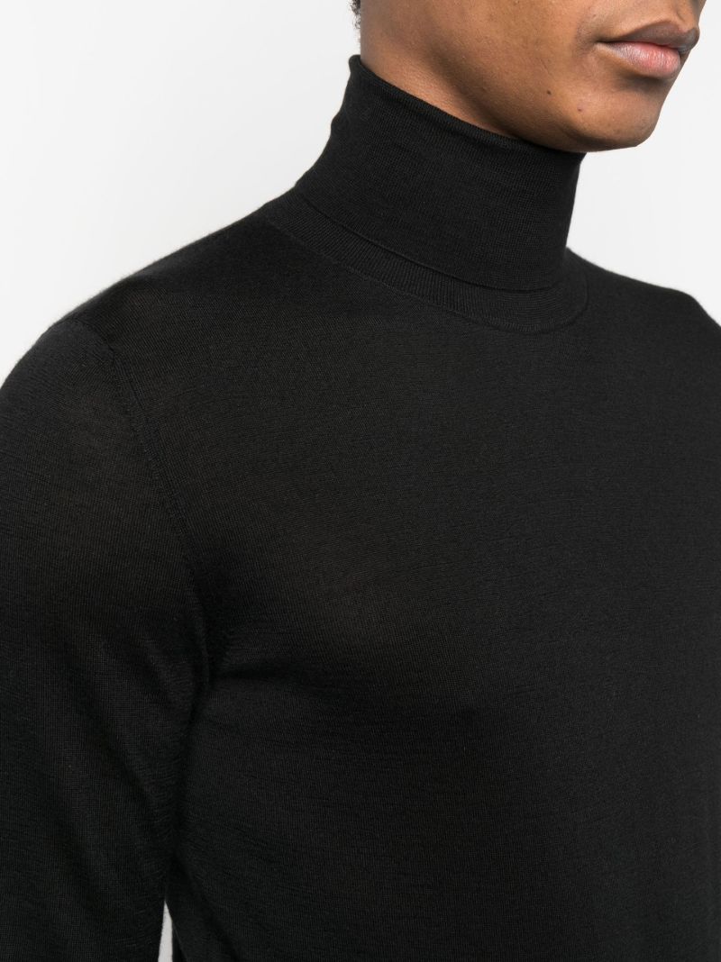 Black Dolcevita Roll Neck Jumper