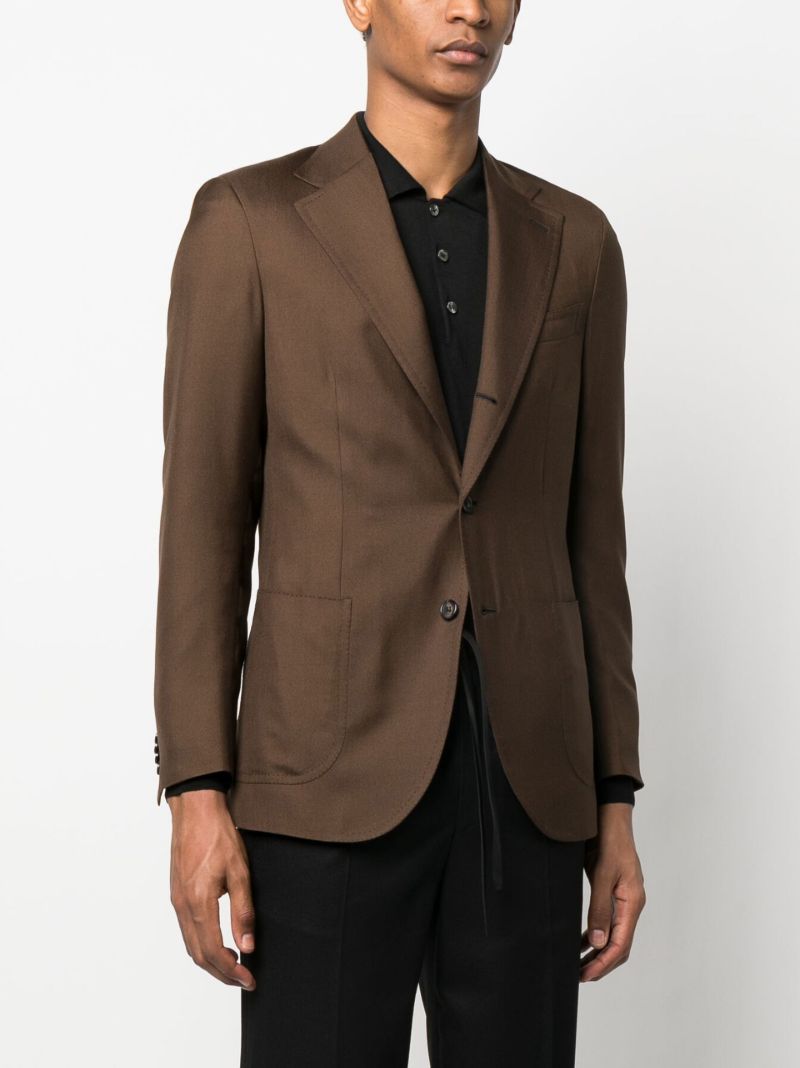 Brown Amalfi Single Breasted Blazer