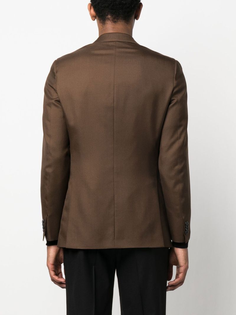 Brown Amalfi Single Breasted Blazer